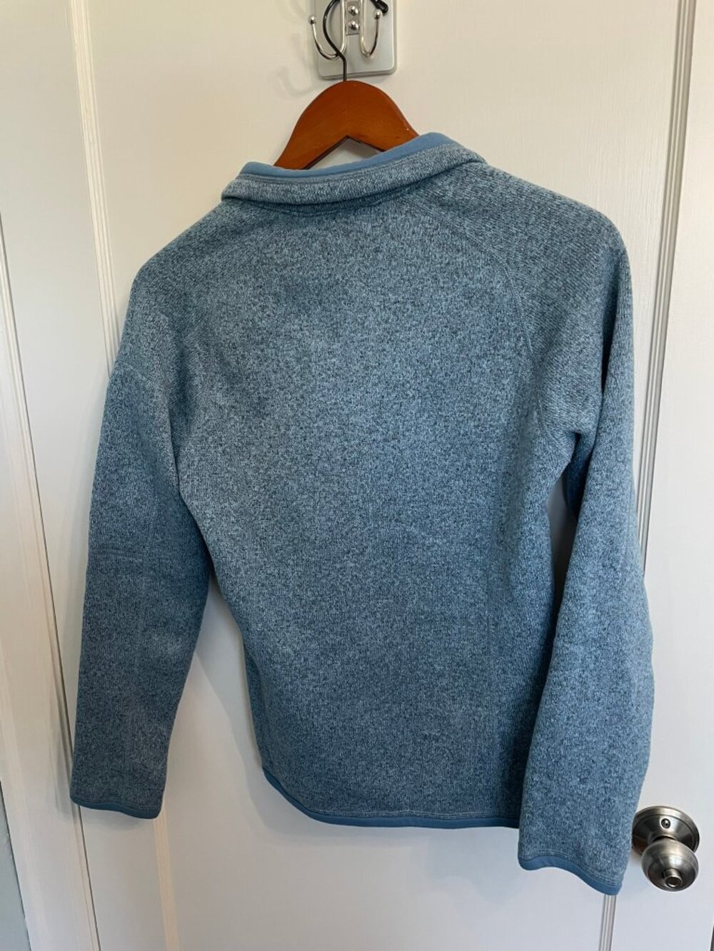 Patagonia Better Sweater 1/4 Zip Fleece Women's S Heather Blue Pullover - Picture 3 of 3